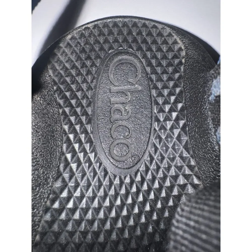 Chaco Kids Z/1 EcoTread Sandals Youth Size 2 Black Gray Adjustable Straps